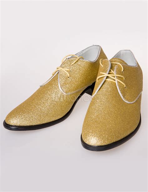 Goldene Schuhe für Herren 